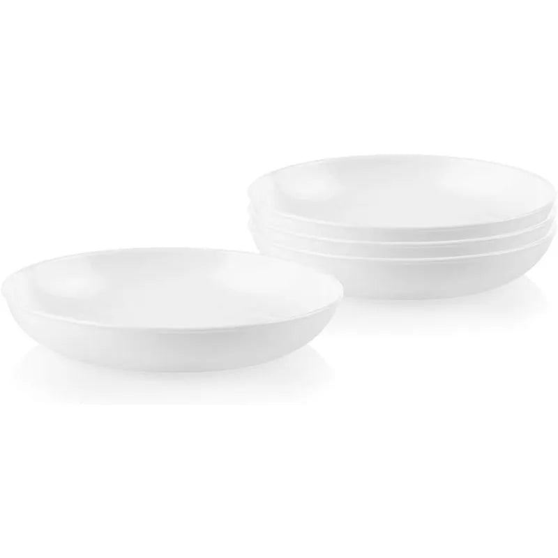 Vitrelle 18-Piece Service for 6 Dinnerware Sets, Triple Layer Glass and Chip Resistant