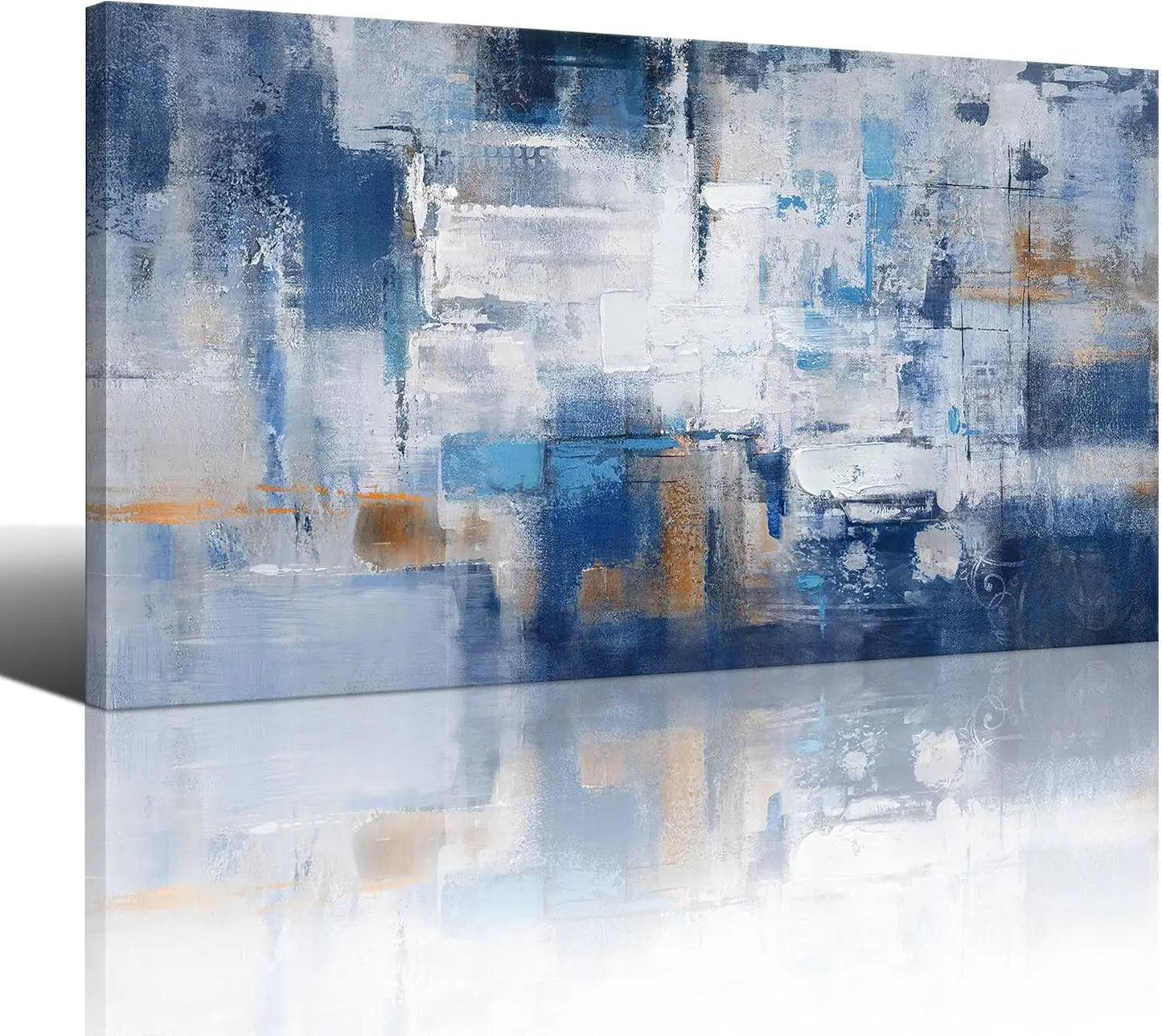 Large Abstract Canvas Wall Art Decor, Size 29x58