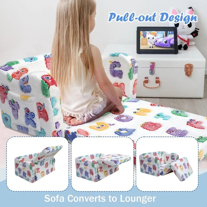 Comfy Baby Fold Out Convertible Sofa Couch