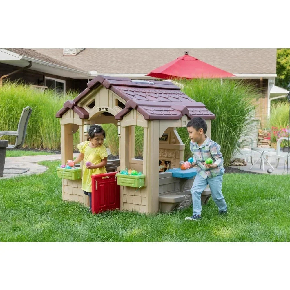 Toddler's Charming Cottage Kids Playhouse