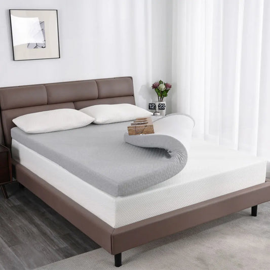 3 Inch High-Density Memory Foam Reversible Mattress Topper