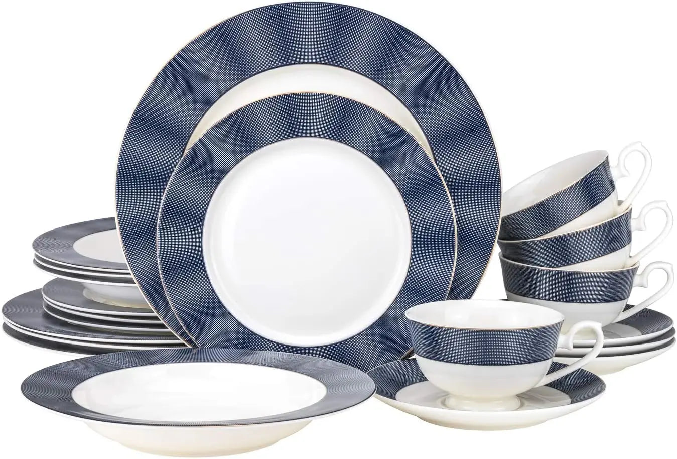 20-pc Luxury Bone China Tableware