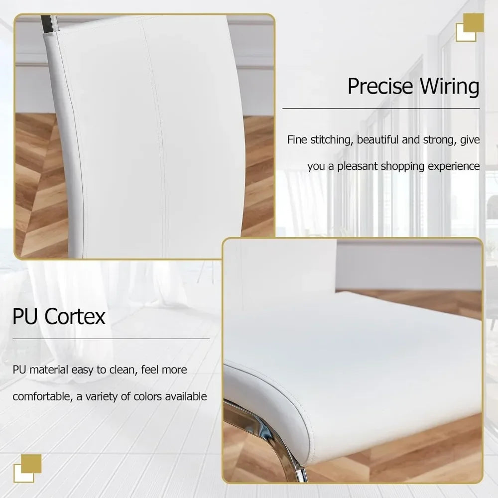 7 Piece Tempered Glass Table Top Dining Table Set