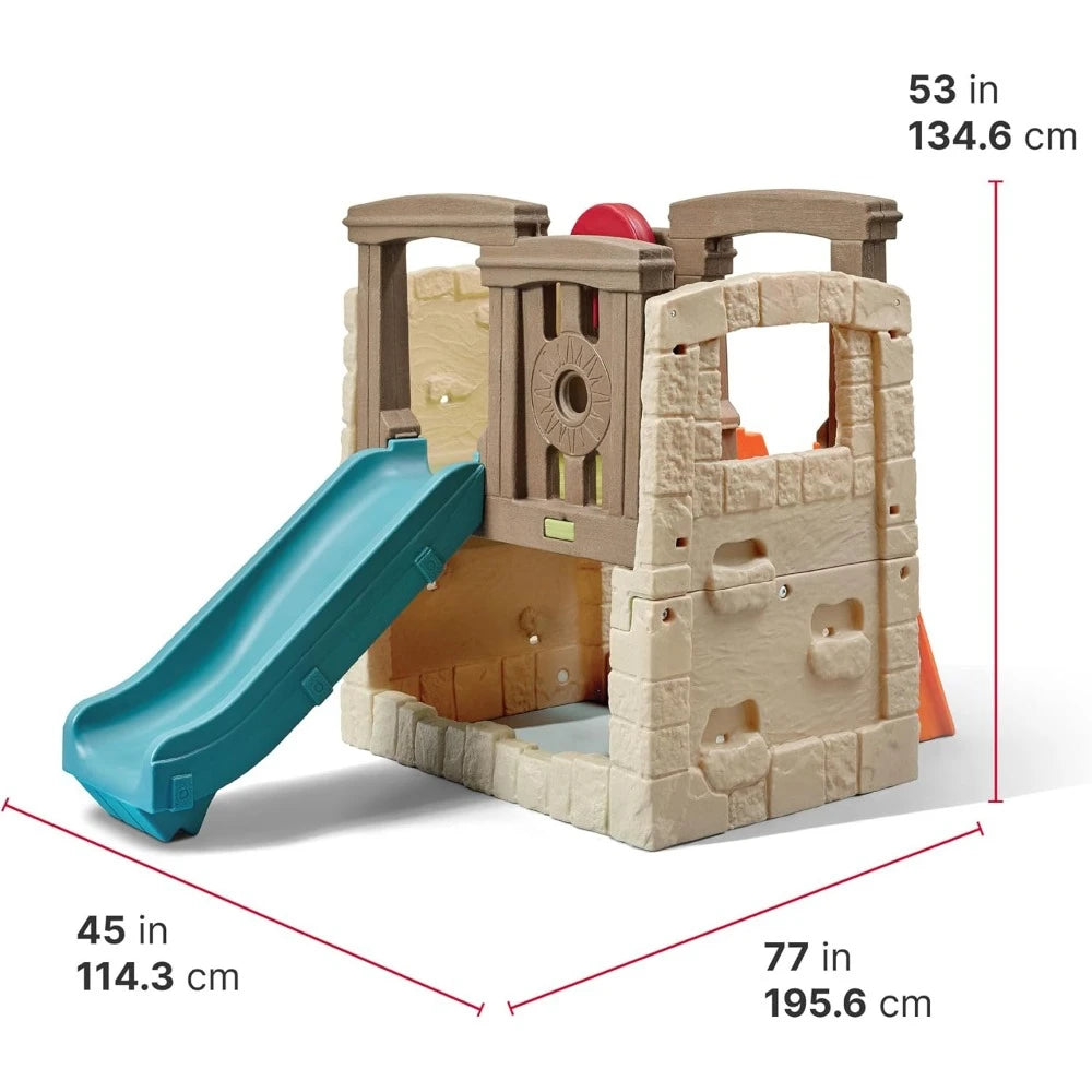 Woodland Climber II Kids Playset, Ages 2 –6 Years Old, Toddler Slide and Climbing Wall