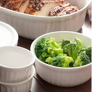 20-Pc Ceramic Bakeware Set with Lids