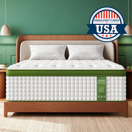 BedStory 12-14'' Gel Memory Foam Hybrid Mattress, Full/King/Queen Size
