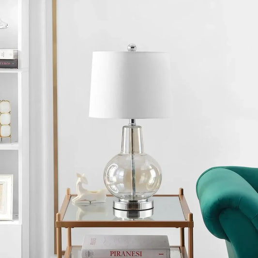 Sculptural Silhouette Modern Glass Table Lamp