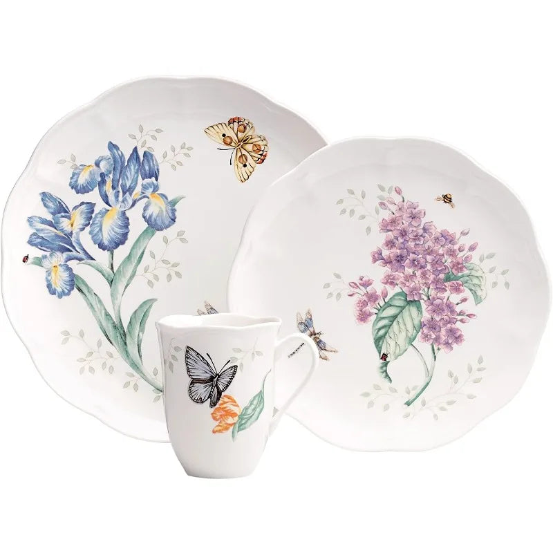 Butterfly Meadow 18-Piece Dinnerware Set