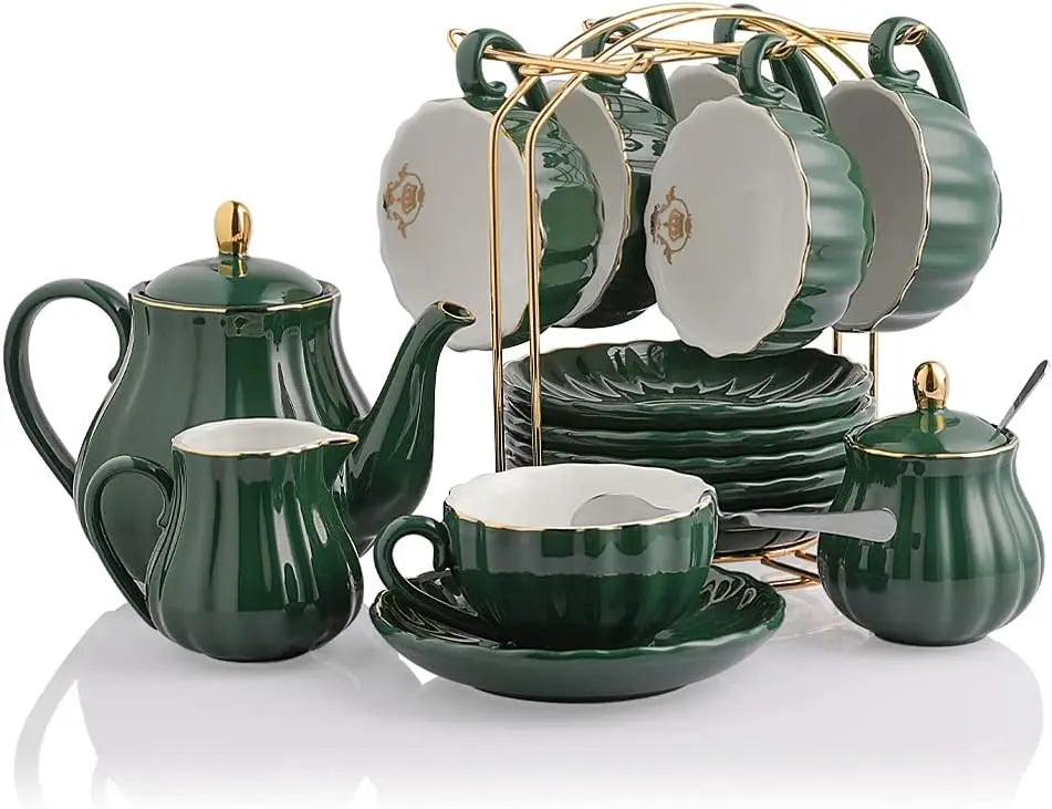 British Royal Series, Porcelain Tea Sets, Service for 6