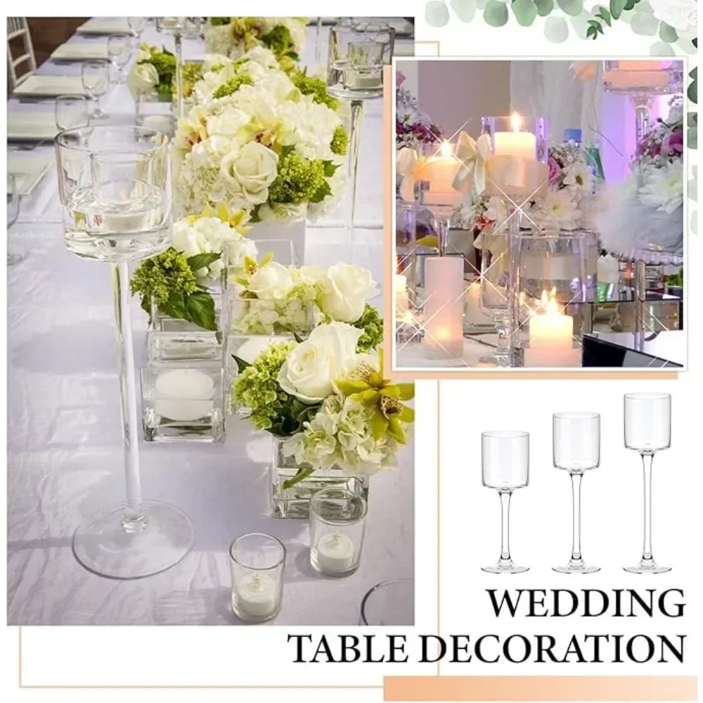 36 Pcs Glass Tea Light Floating Candle Holders