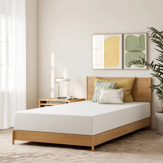 8" Gel Memory Foam Mattress in a Box with Breathable Cover - Size Optional