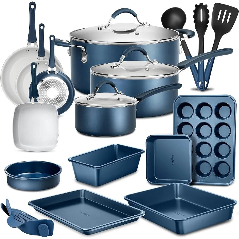 20 Piece Professional Non Stick Kitchen Cookware Set