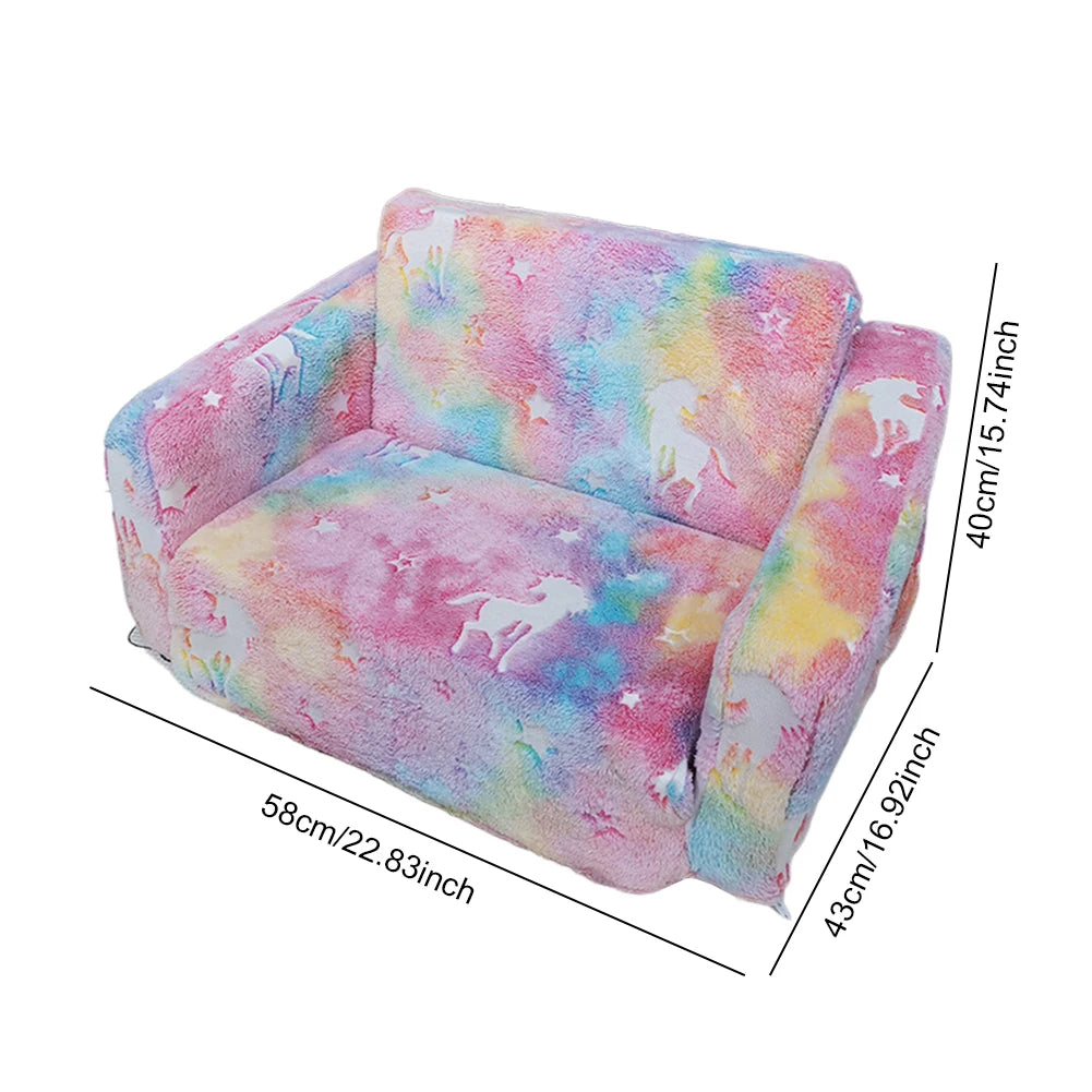 2-in-1 Folding Cute and Lazy Sofa