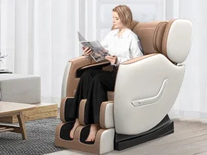 Full Body Zero Gravity Chair with 8 Fixed Massage Rollers,6 Auto Modes, Waist Heated, Bluetooth Speaker