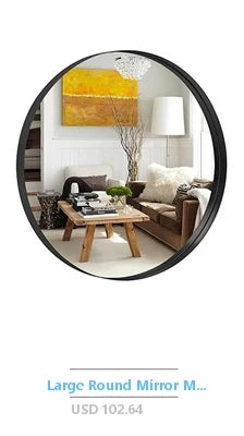 23. 6"L x 23. 6"W Beveled Edge Frameless Wall Mirror