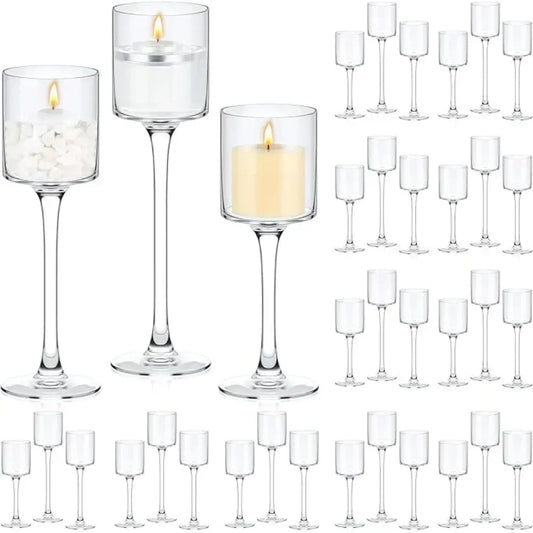 36 Pcs Glass Tea Light Floating Candle Holders