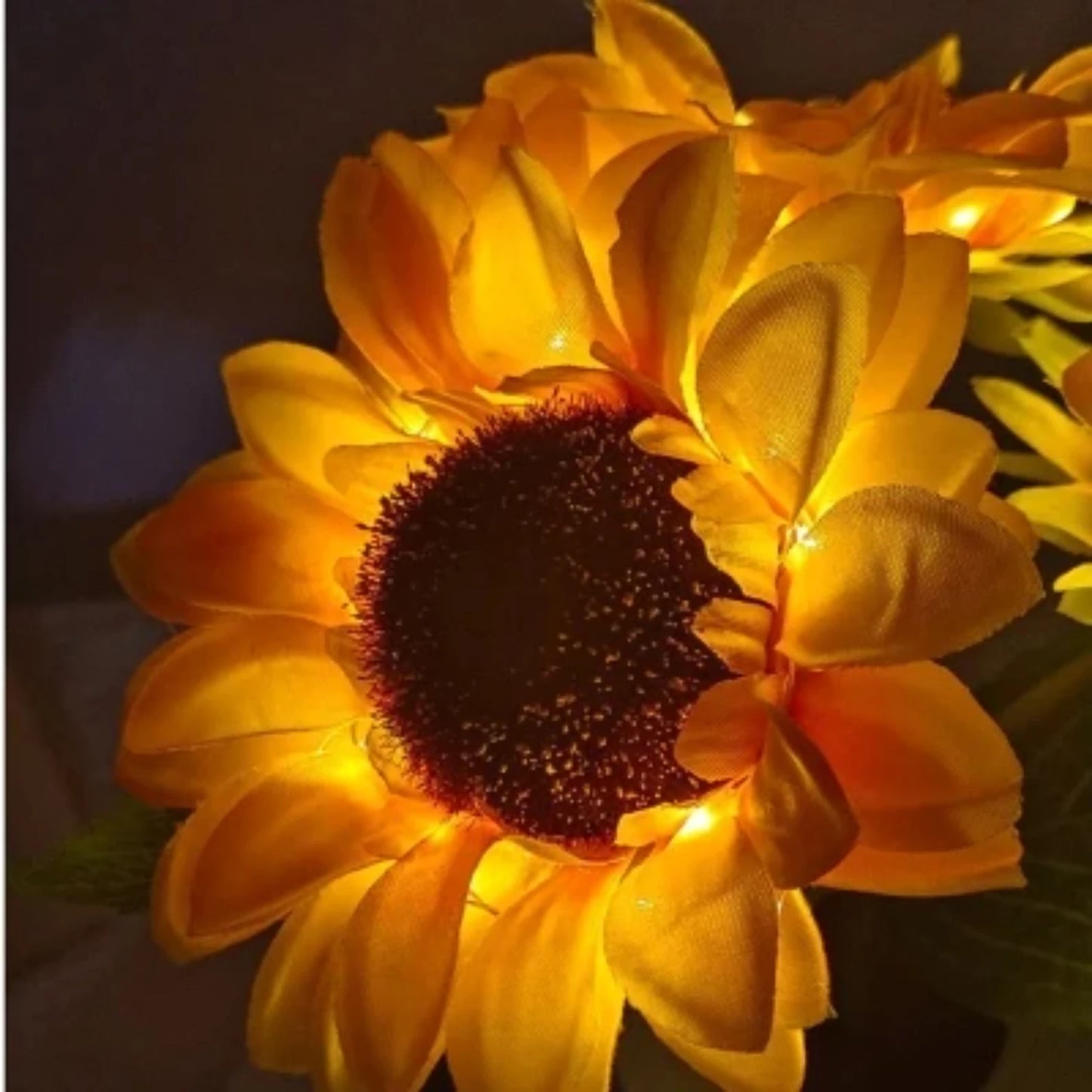 Rechargeable Sunflower Night Light Table Lamp