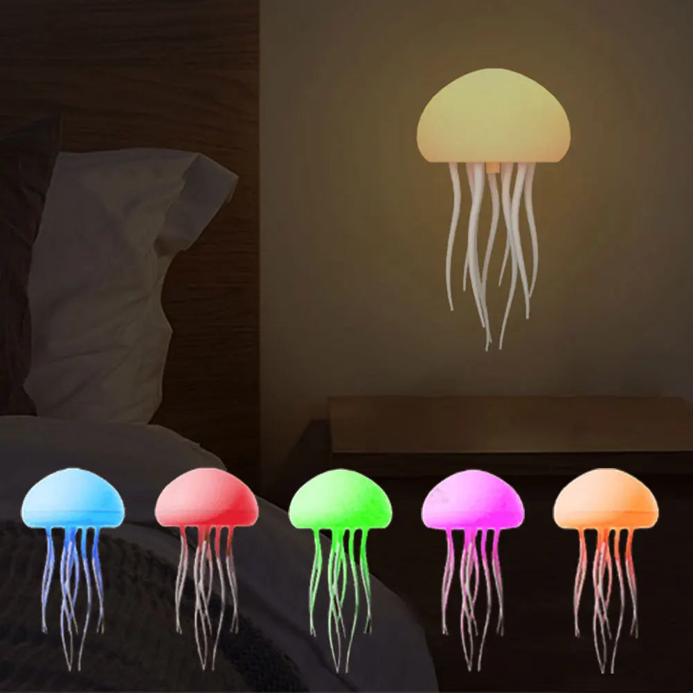 Voice Control Jellyfish Atmosphere Night Light