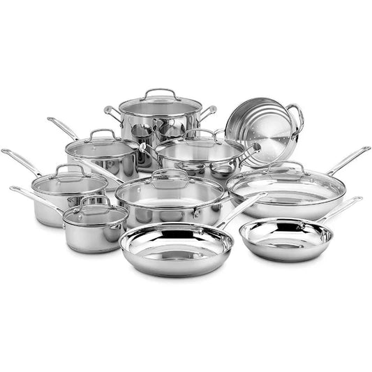 Chef's-Classic-Stainless Collection, Cookware Set