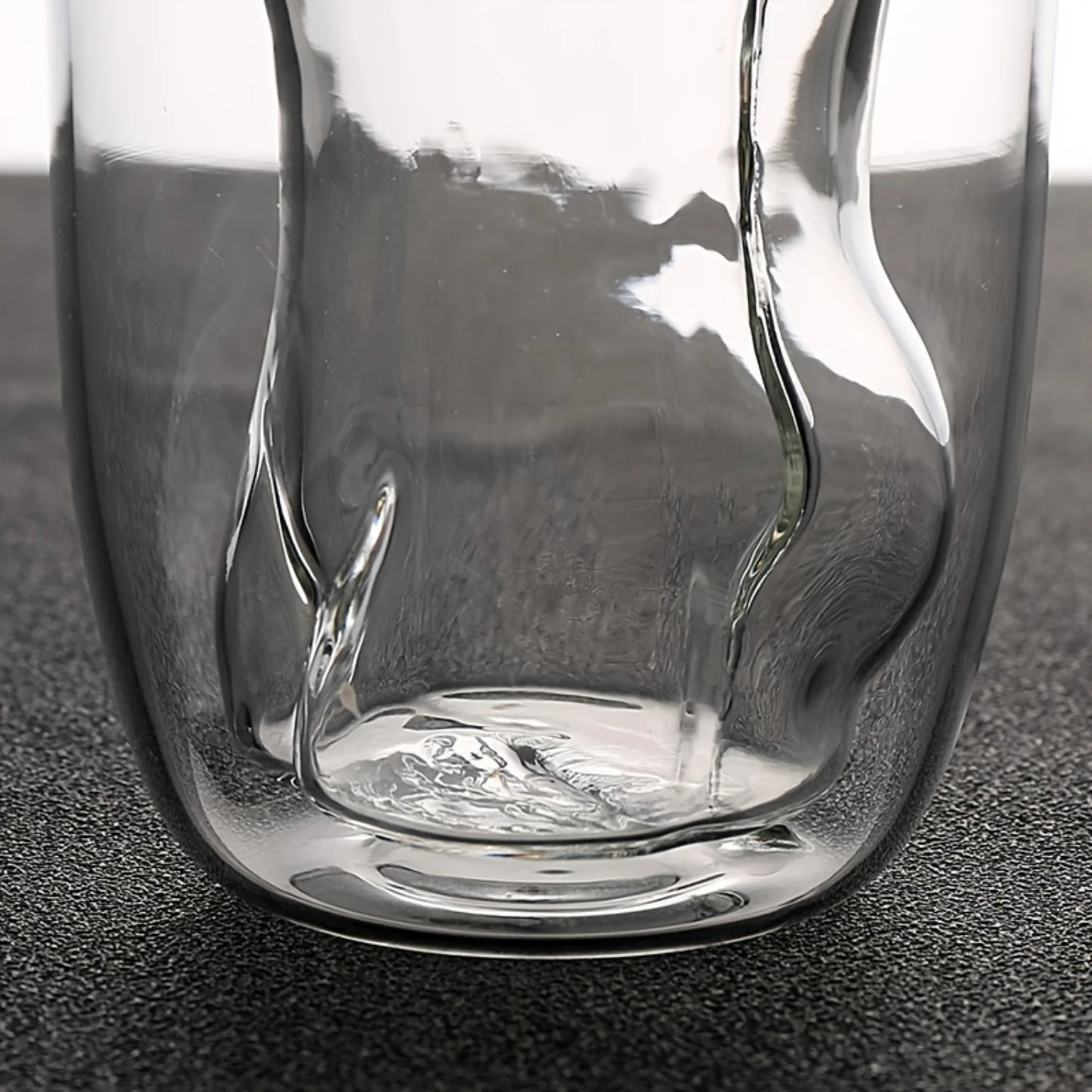 2pc Unique Shaped Glass Mug, 200ml/6.7OZ