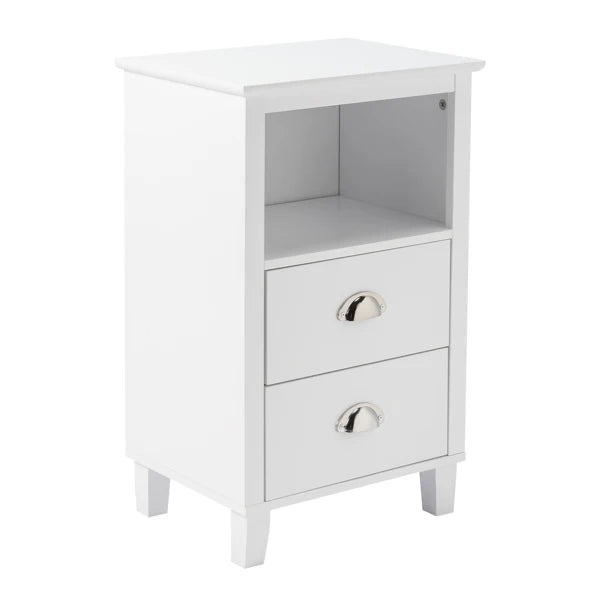 40*30*63cm White Bedside Table