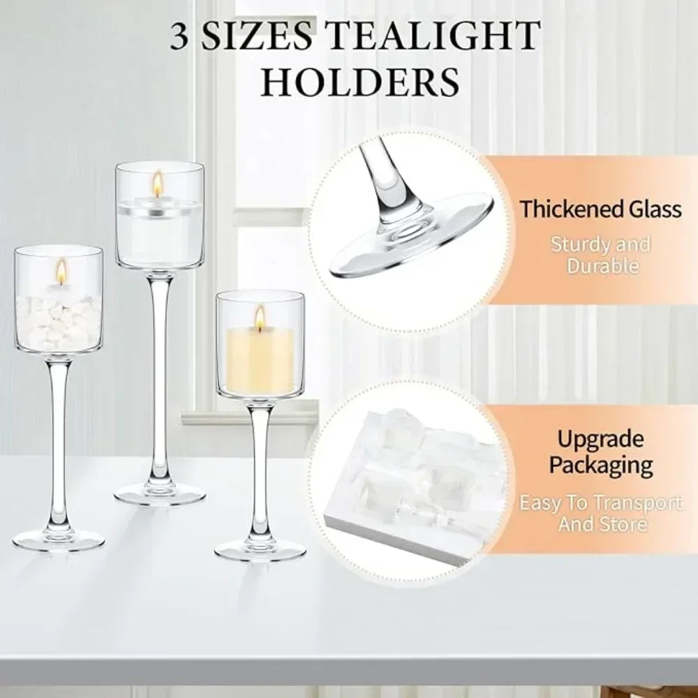 36 Pcs Glass Tea Light Floating Candle Holders