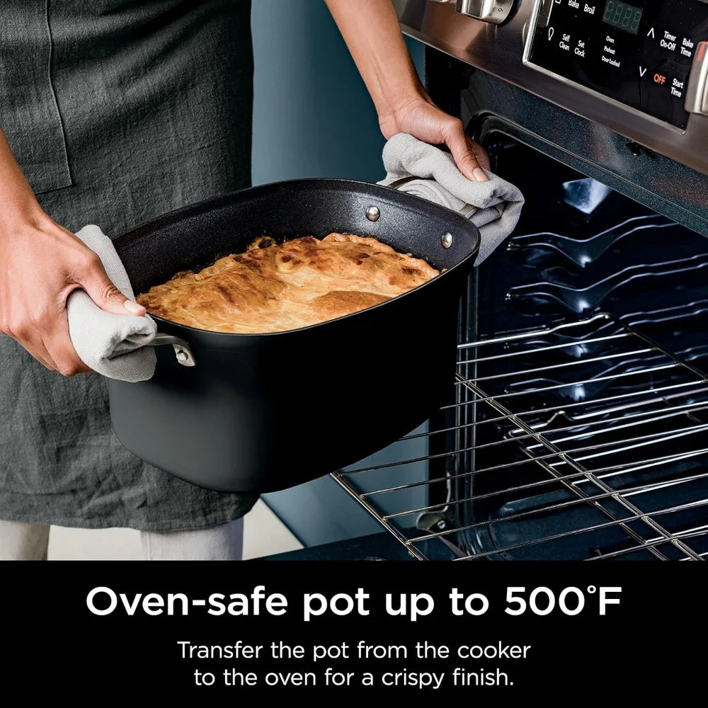 6-in-1 Multi-Cooker, with 8.5 Quarts, Slow Cooker, Dutch Oven