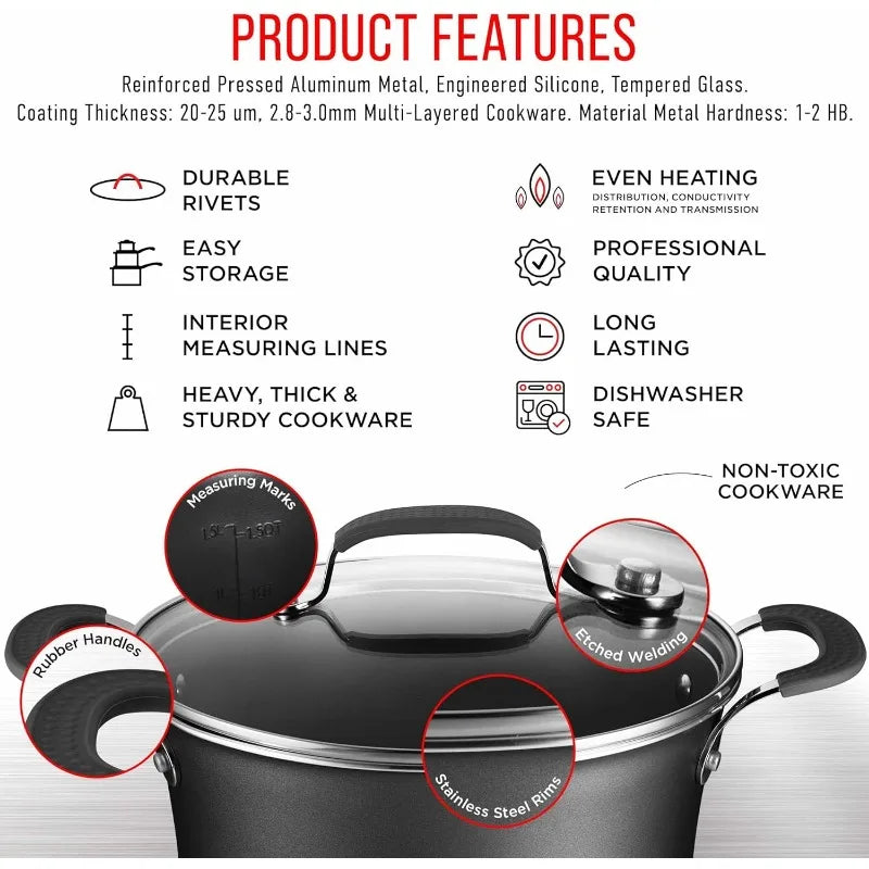 23 Piece Cookware and Bakeware Set