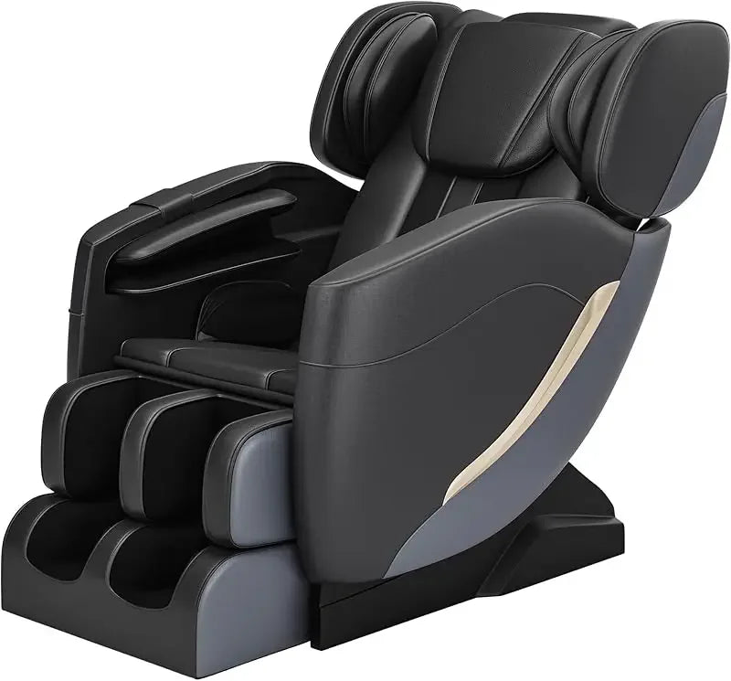 Full Body Zero Gravity Chair with 8 Fixed Massage Rollers,6 Auto Modes, Waist Heated, Bluetooth Speaker