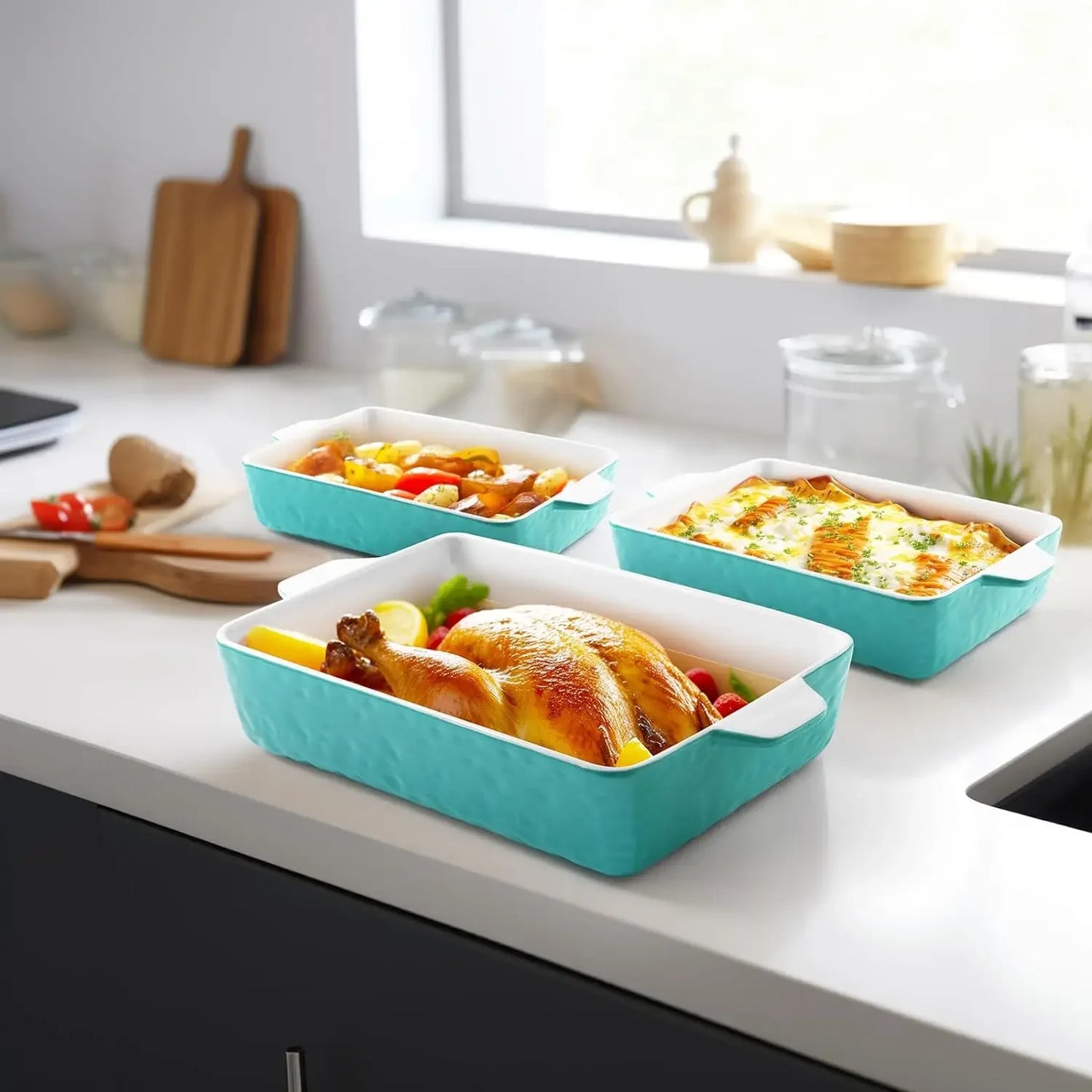 Deep Ceramic Bakeware Set