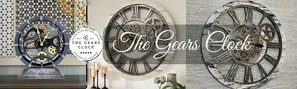 The Original Real Moving Gear Wall Clock (24 inch (60cm)