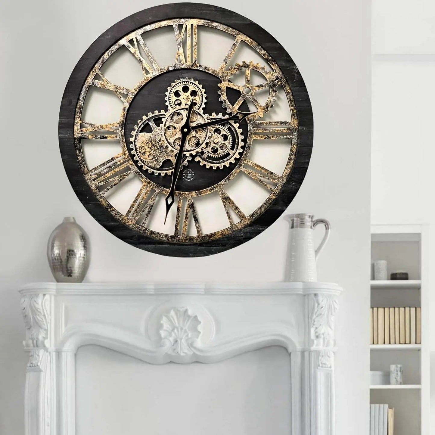 The Original Real Moving Gear Wall Clock (24 inch (60cm)