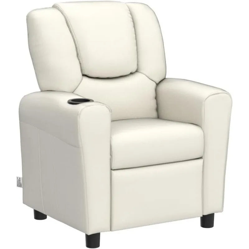 Kids Recliner Chair with Cup Holder, for Girls/ Boys