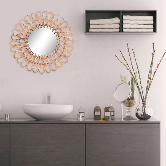 Nordic Design Rattan Mirror