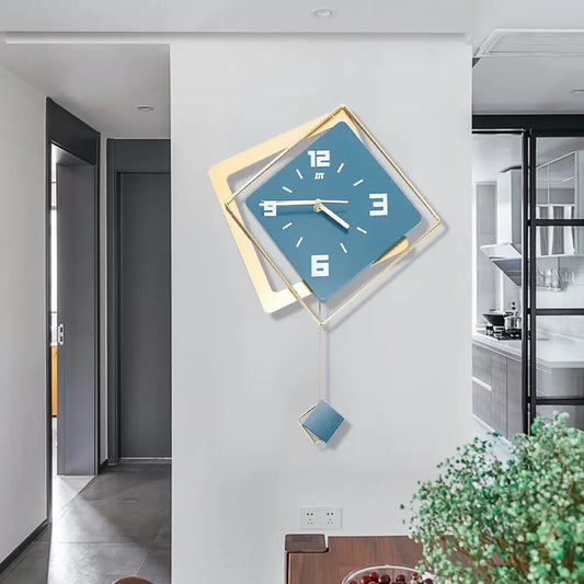 Modern Metal Art Decor Wall Clock
