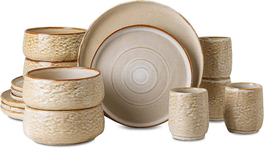 Stone by Mercer 16-Piece Stoneware Dinnerware Set