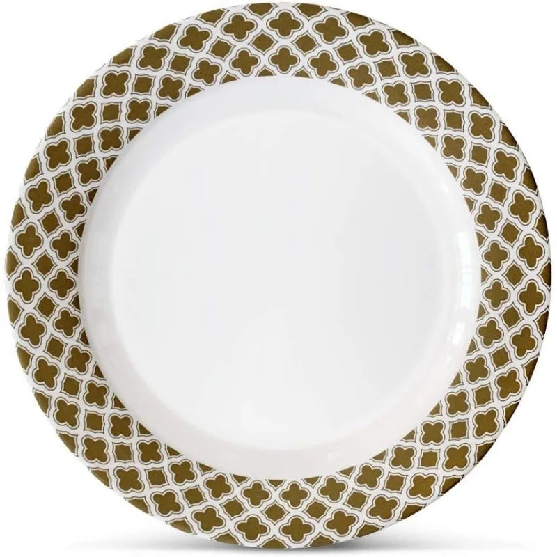 12-Piece Melamine Dinnerware Set - Service for 4, BPA free and dishwasher safe