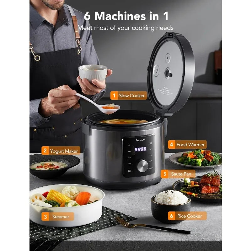 Smart Rice Cooker, 6-in-1 Multi-Cooker