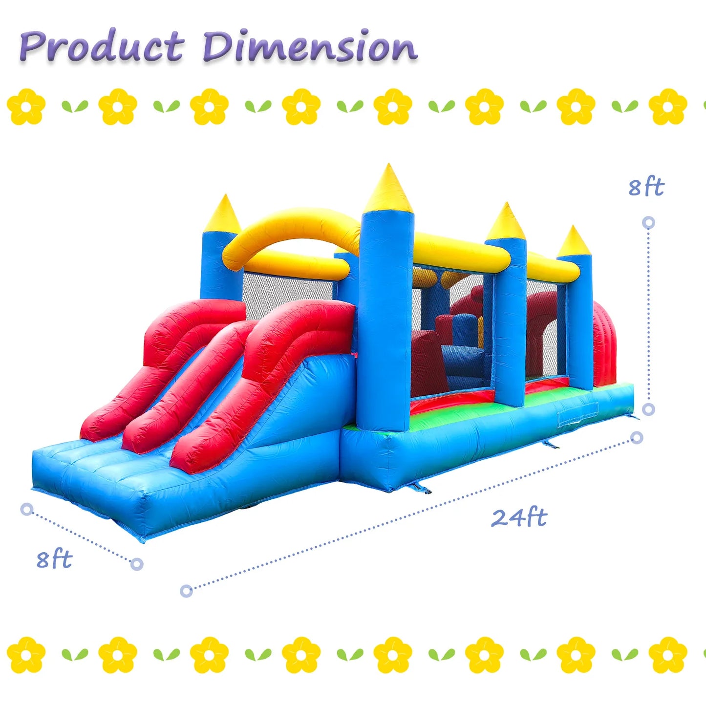 Commercial Inflatable Bounce House, with Blower