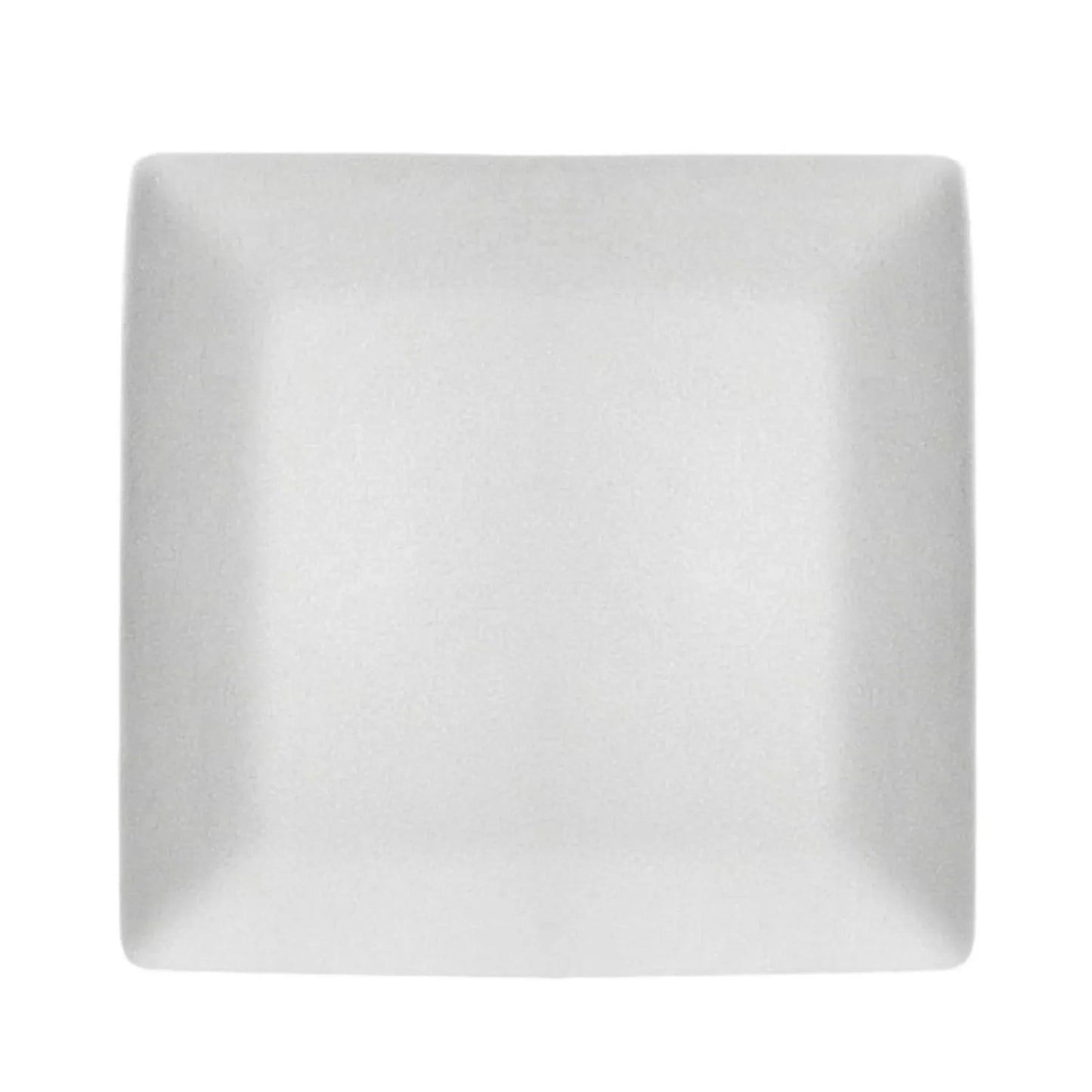 12-Piece Square Stoneware Dinner Set, Cream