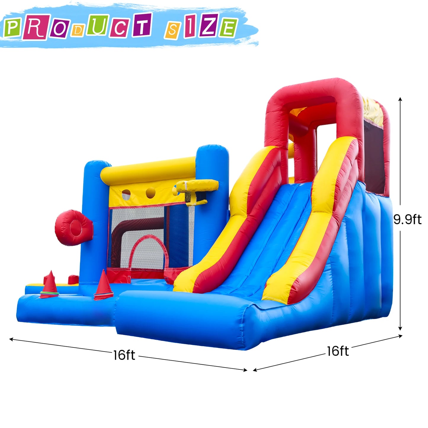 Commercial Inflatable Bounce House, with Blower