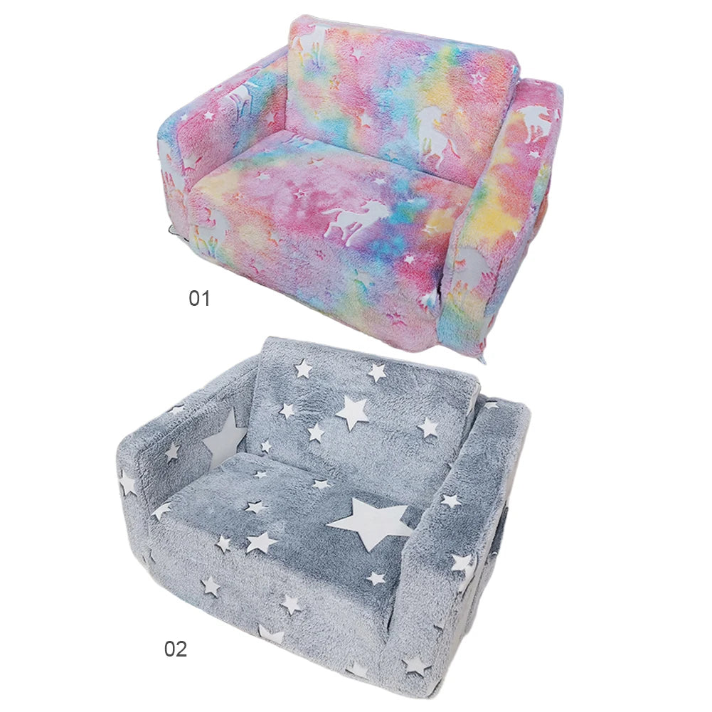 2-in-1 Folding Cute and Lazy Sofa