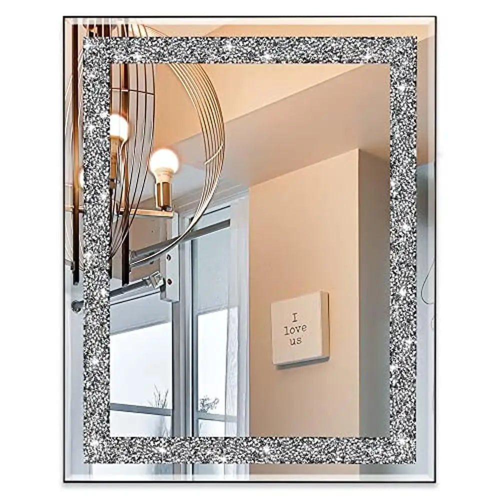 Crystal Crush Diamond 16x20 Wall Mirror