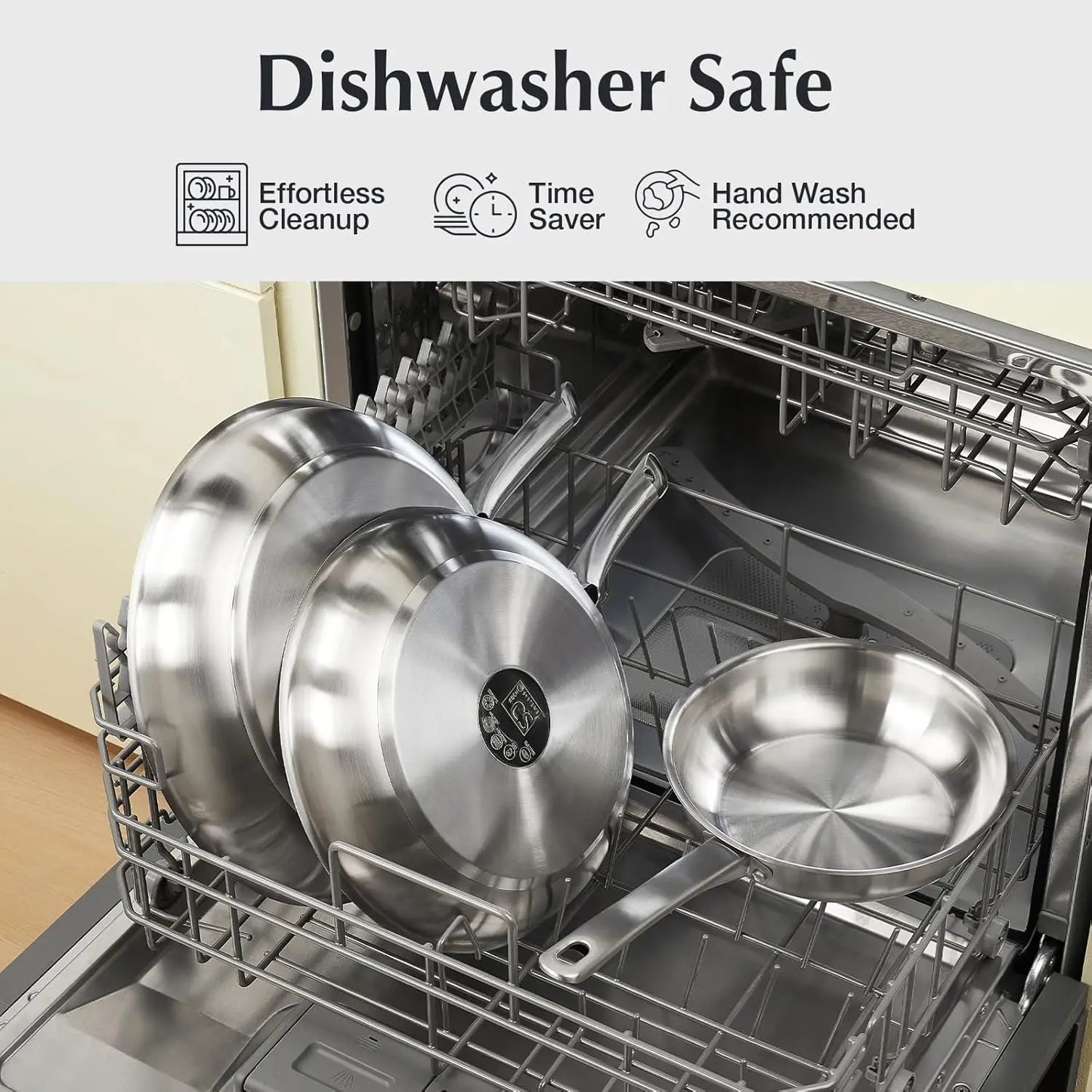 10pc Premium Stainless Steel Cookware Set