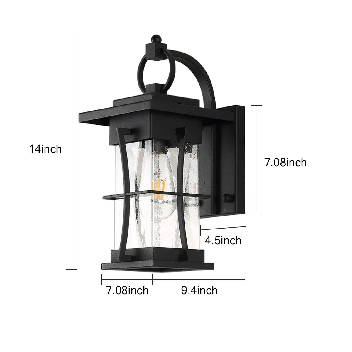 Rust-Proof Wall Mounted Outdoor Waterproof Wall Sconce