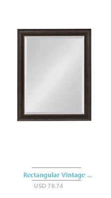 2 piece Crystal Crush Diamond Wall Mirrors Set - 11”x15”