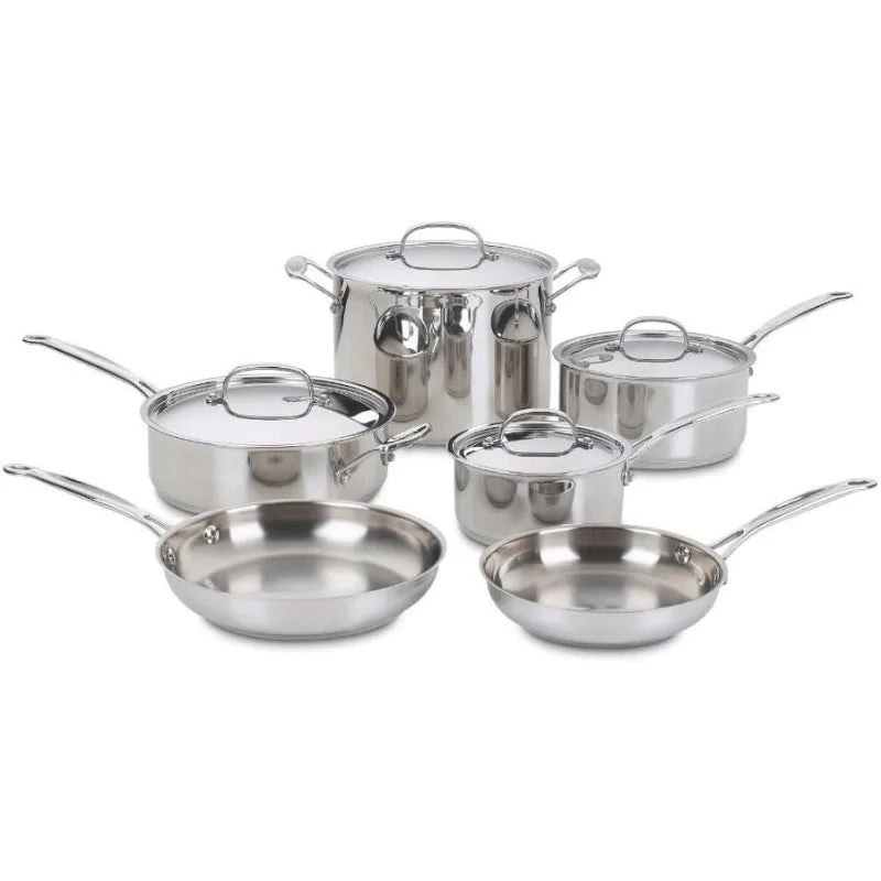 Chef's-Classic-Stainless Collection, Cookware Set