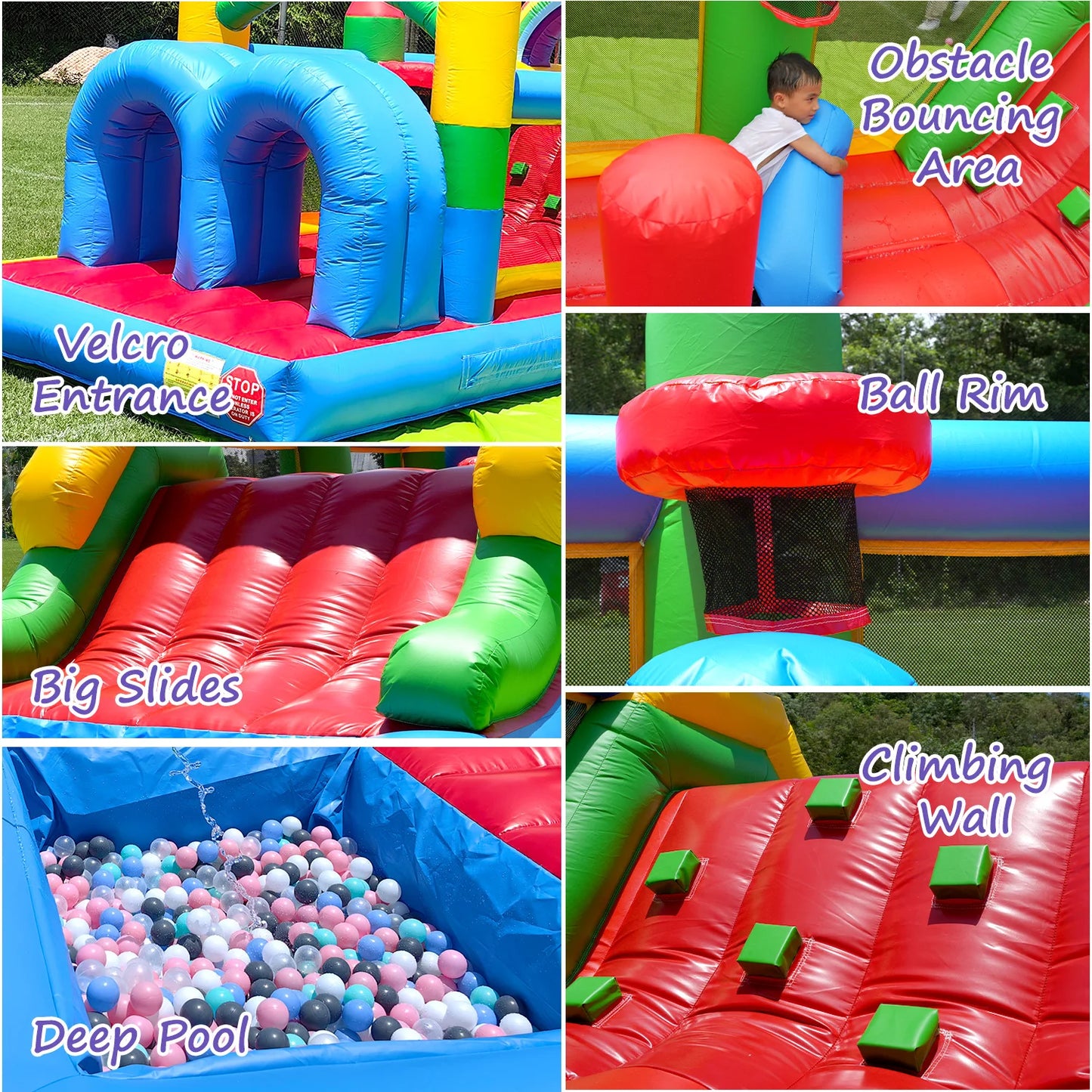 Commercial Inflatable Bounce House, with Blower