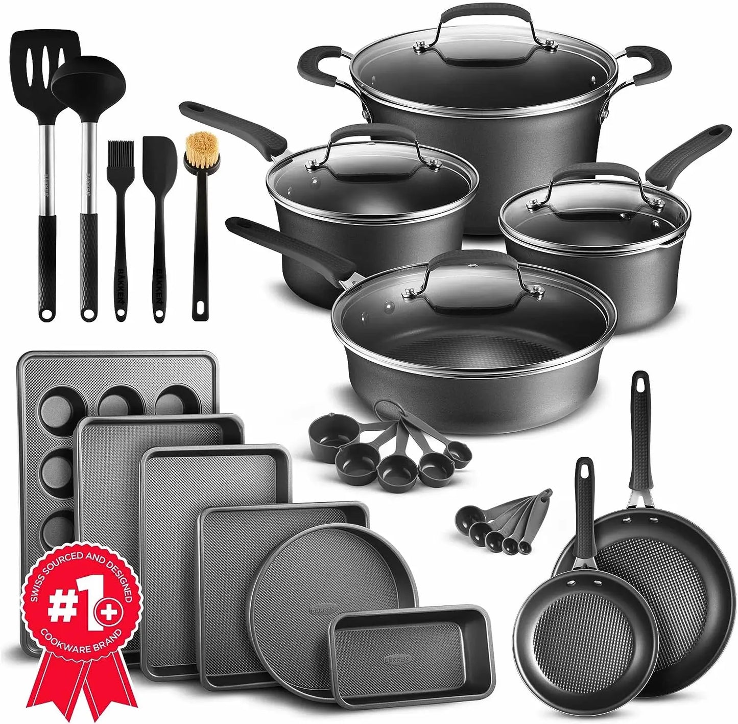 23 Piece Cookware and Bakeware Set