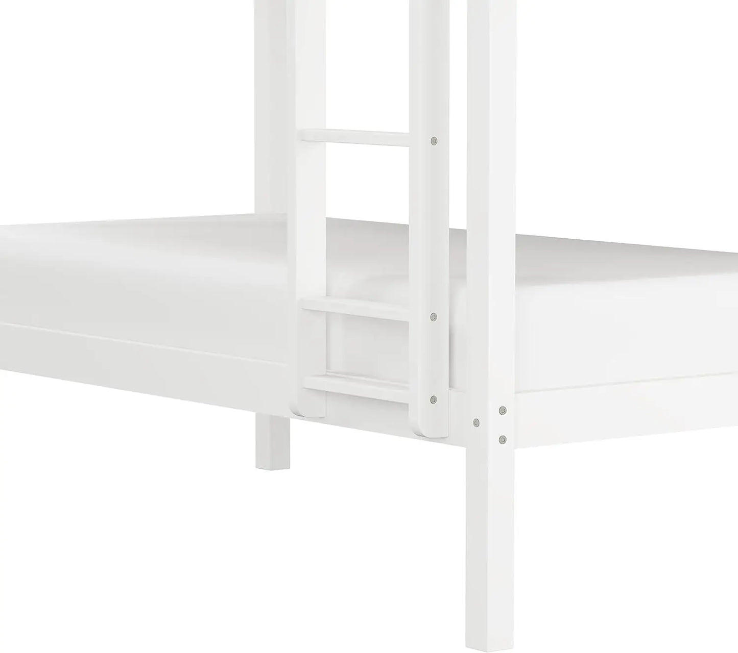 Kids and Teens Caspian Twin Bunk Bed, White